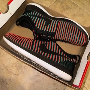 Colorful 2 toned Nike shoes